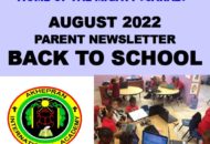 Thumbnail for the post titled: AUGUST 2022 – PARENT NEWSLETTER BACK TO SCHOOL